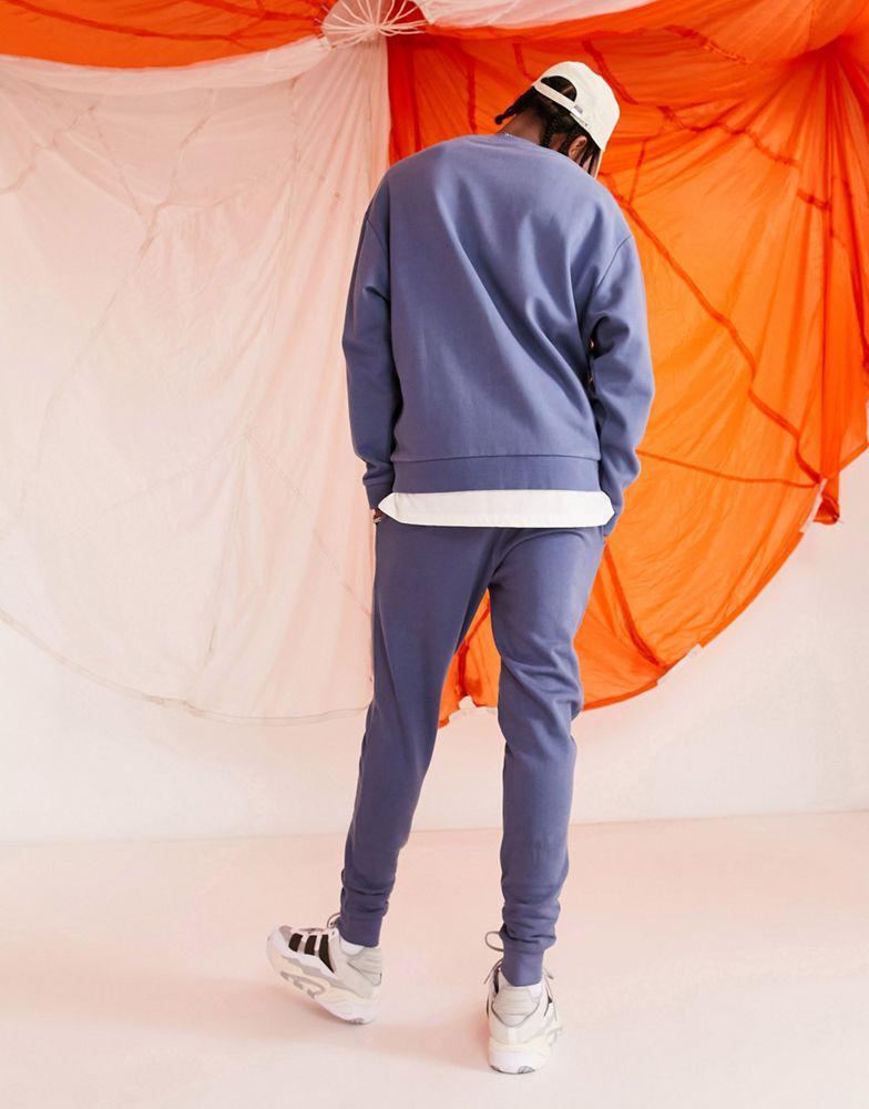 商品ASOS|ASOS DESIGN skinny joggers in blue,价格¥160,第4张图片详细描述