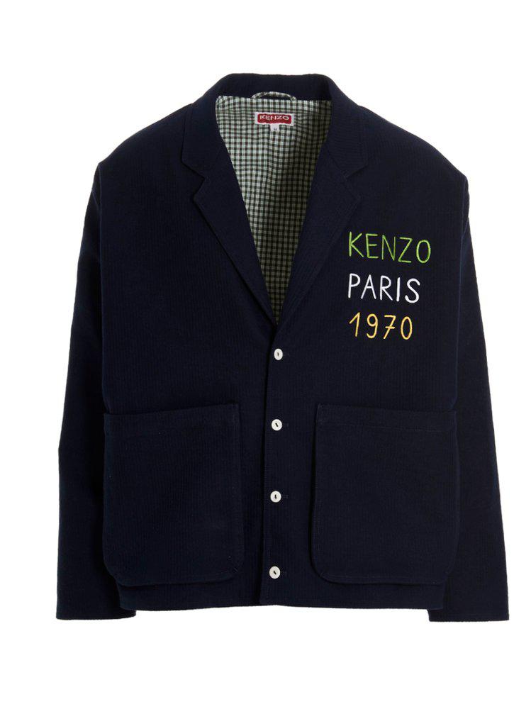 Kenzo Logo Detailed Buttoned Jakcet商品第1张图片规格展示