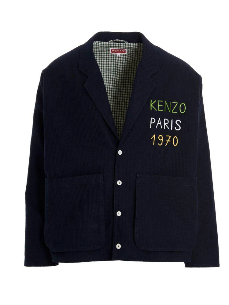 商品Kenzo|Kenzo Logo Detailed Buttoned Jakcet,价格¥2840,第1张图片