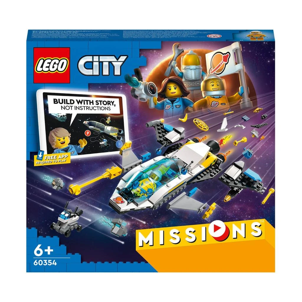 商品LEGO|LEGO City: Mars Spacecraft Exploration Missions App Set (60354),价格¥337,第1张图片