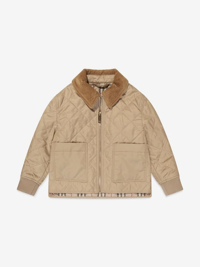 商品Burberry|Girls Otis Quilted Coat in Beige,价格¥4258,第2张图片详细描述