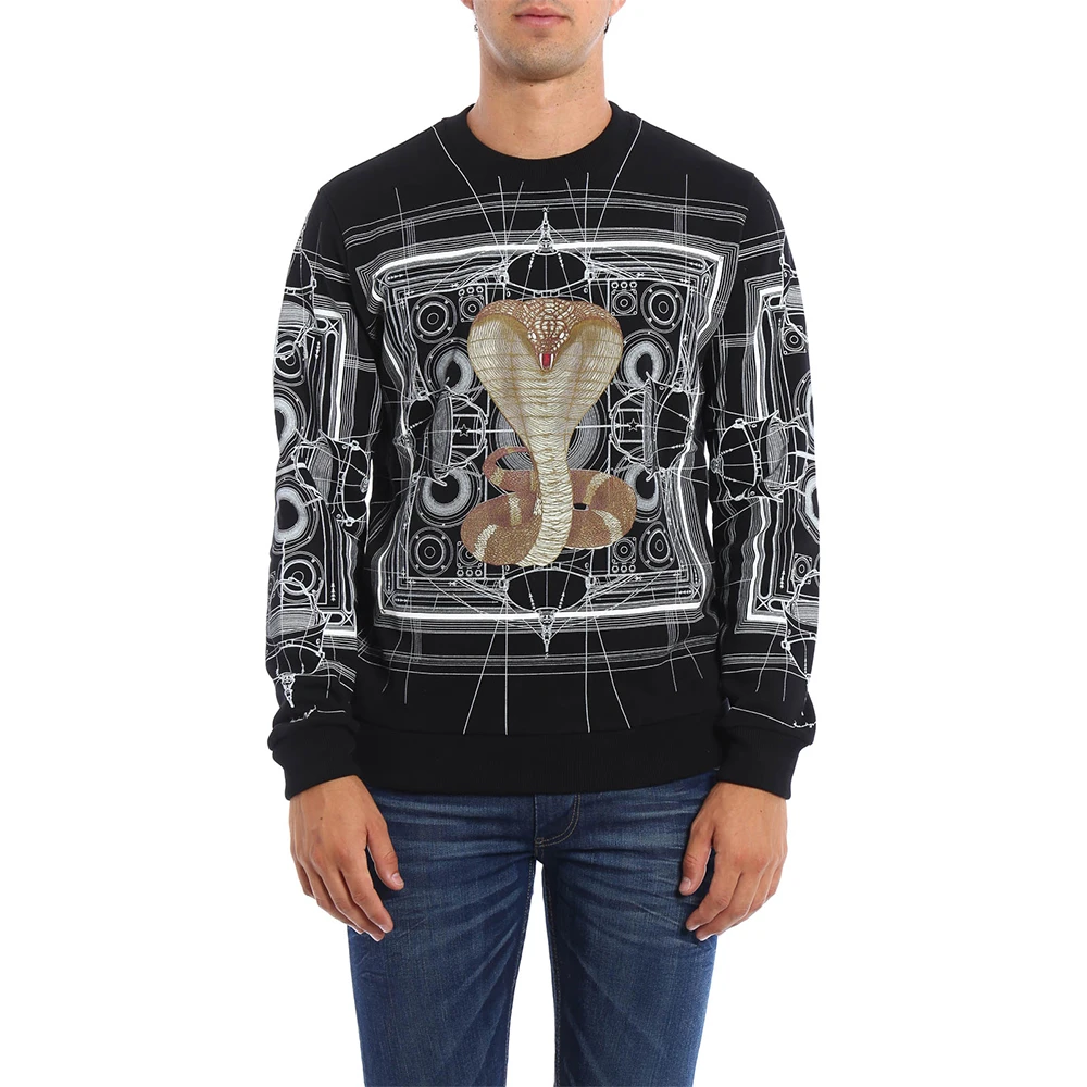 GIVENCHY 男士黑色印花卫衣 16W7341653-001 商品