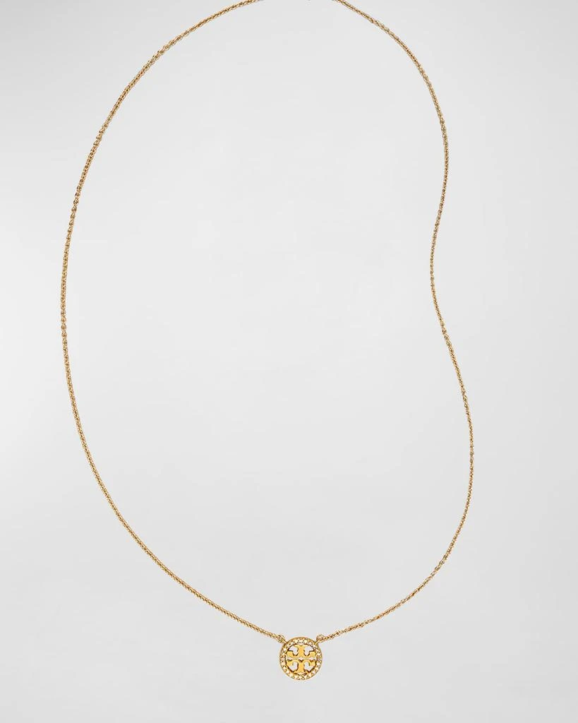 商品Tory Burch|Icon Pavé Pendant Necklace,价格¥753,第1张图片详细描述