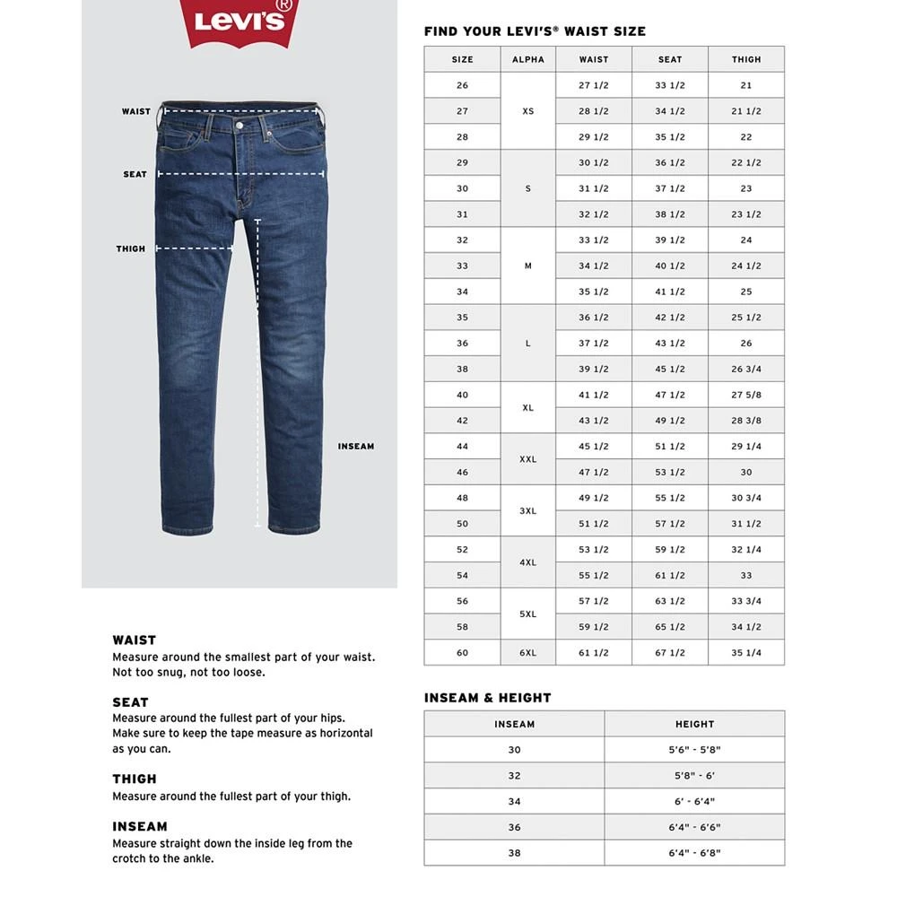 Men's 501® Original Fit Button Fly Non-Stretch Jeans 商品