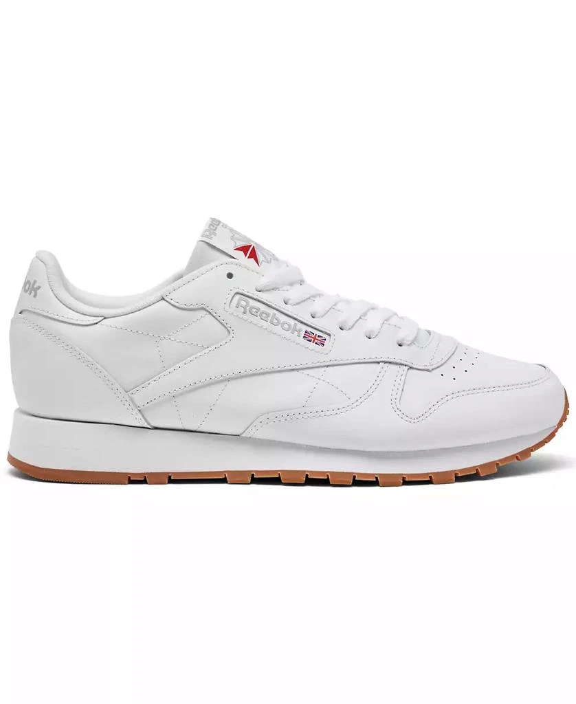 商品Reebok|Men's Classic Leather Casual Sneakers from Finish Line,价格¥262,第2张图片详细描述