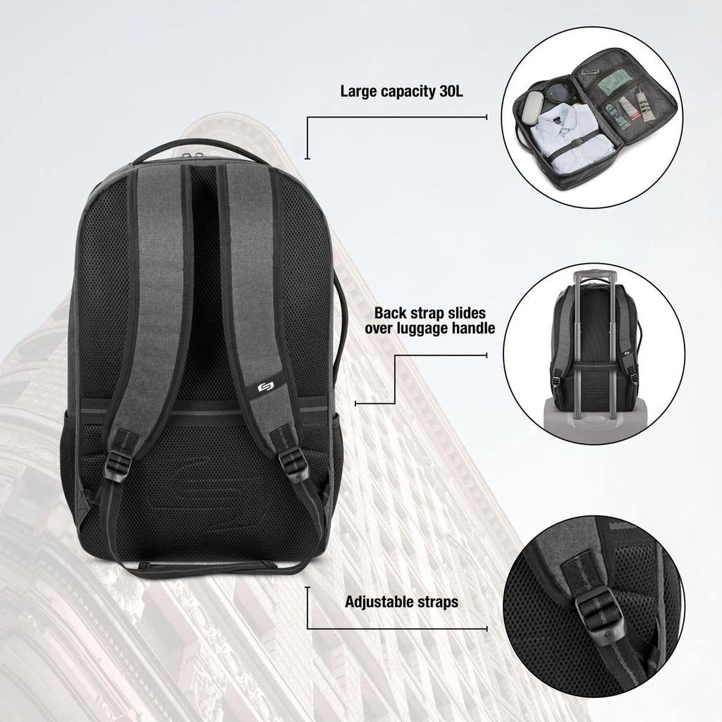 商品SOLO|Grand Travel TSA Laptop Backpack,价格¥878,第4张图片详细描述