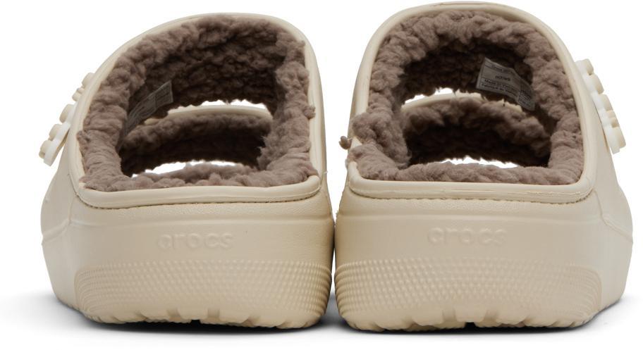商品Crocs|Beige Classic Cozzzy Sandals,价格¥447,第4张图片详细描述