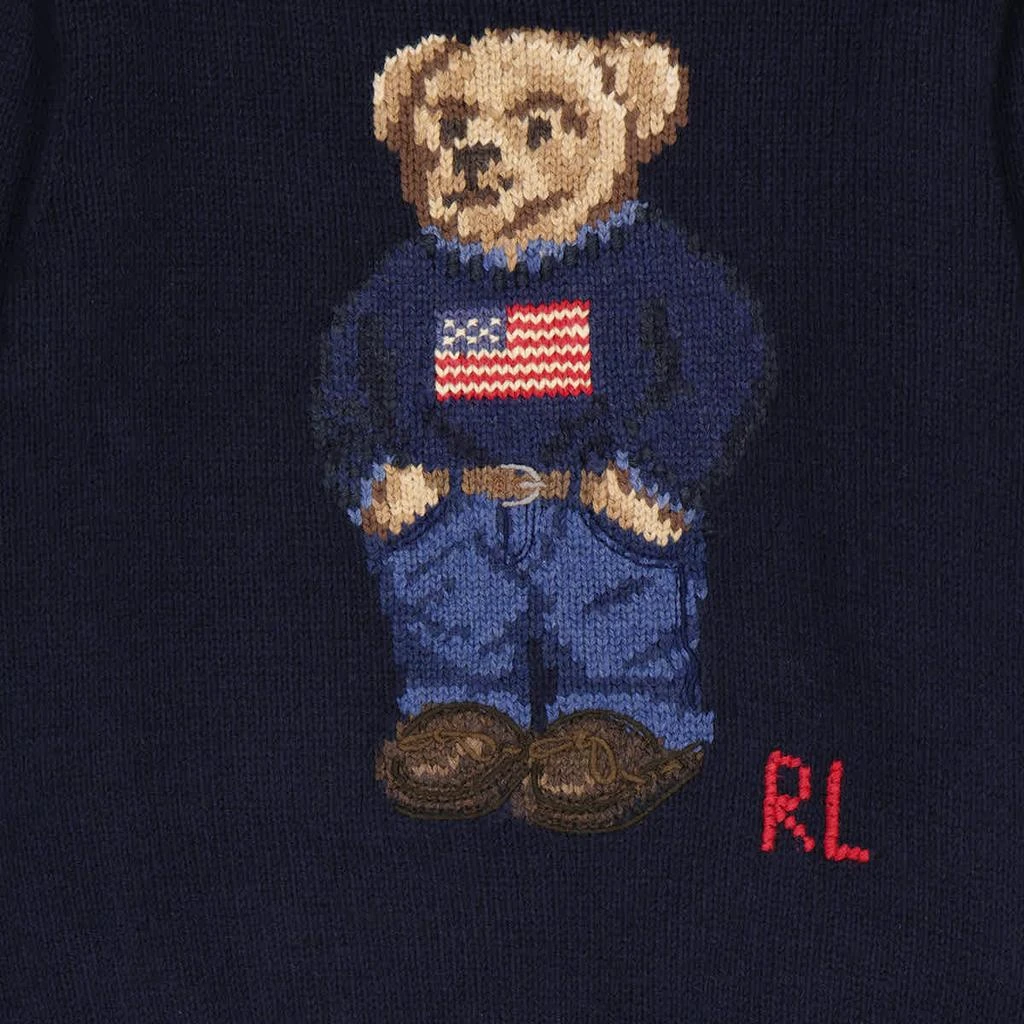 商品Ralph Lauren|儿童泰迪熊图案棉质毛衣,价格¥611,第3张图片详细描述