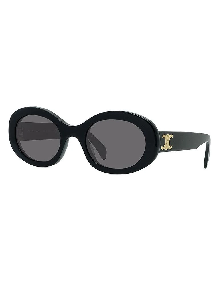 商品Celine|Triomphe 52MM Oval Sunglasses,价格¥3796,第1张图片