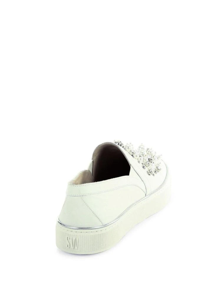 商品Stuart Weitzman|Decor Leather Platform Sneakers,价格¥1494,第2张图片详细描述