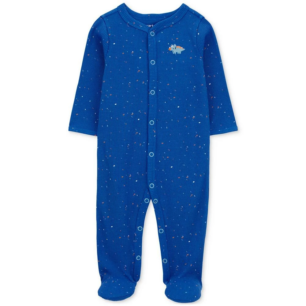 商品Carter's|Baby Boys Dinosaur Snap-Up Thermal Sleep & Play Footed Coverall,价格¥107,第1张图片