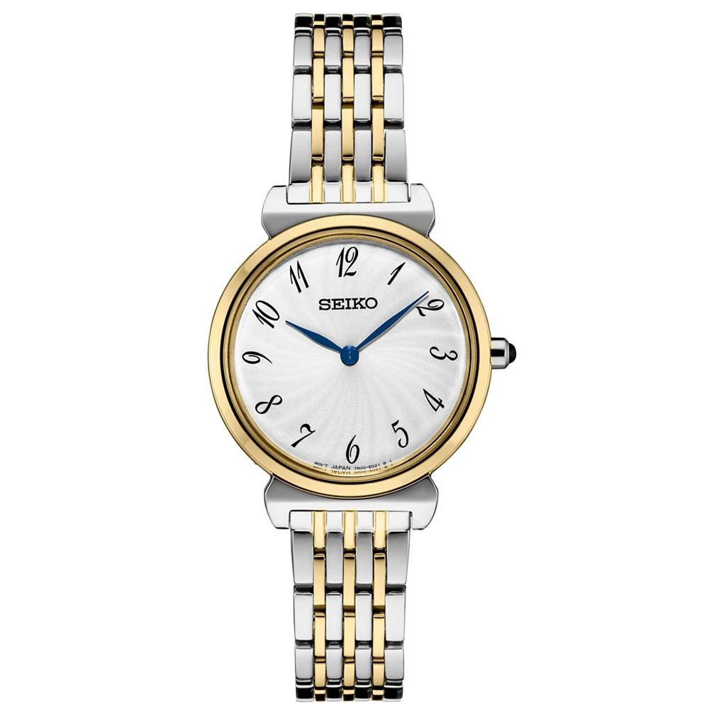 商品Seiko|Women's Essential Two-Tone Stainless Steel Bracelet Watch 29.6mm,价格¥1609,第1张图片