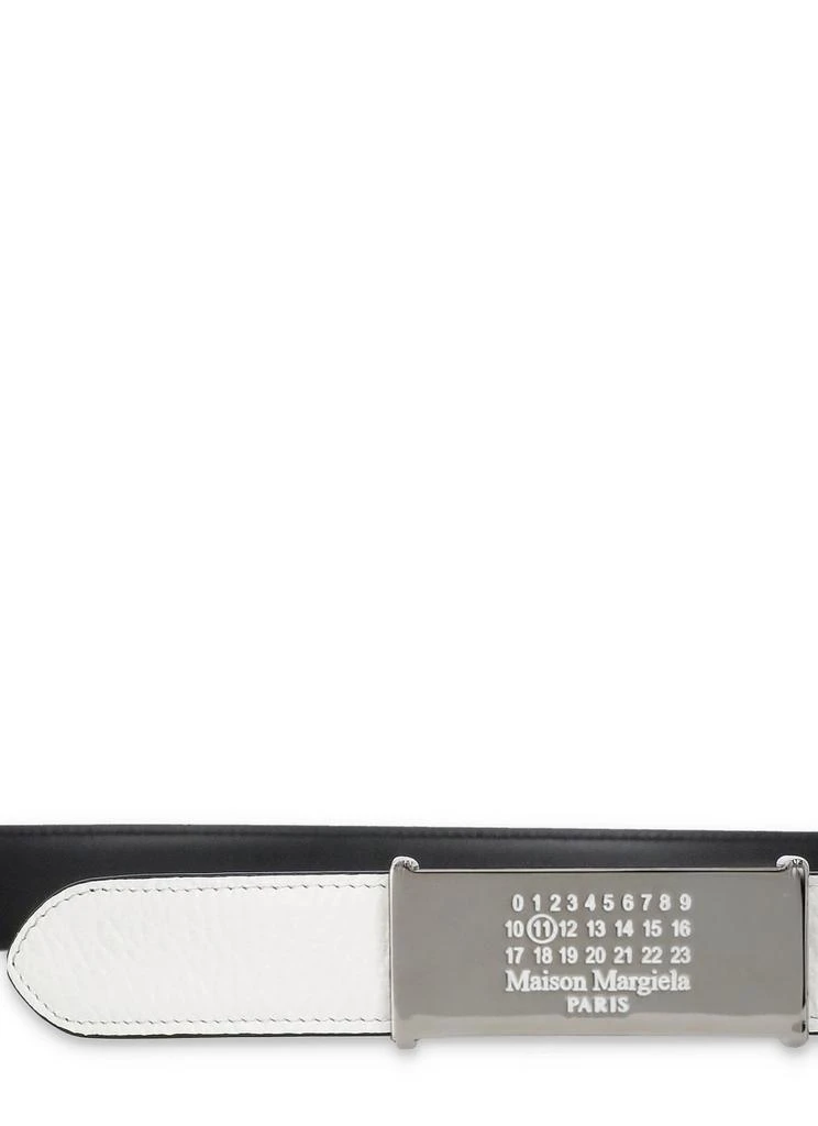 商品MAISON MARGIELA|Maison Margiela Pebbled Leather Belt With Logo,价格¥3261,第3张图片详细描述