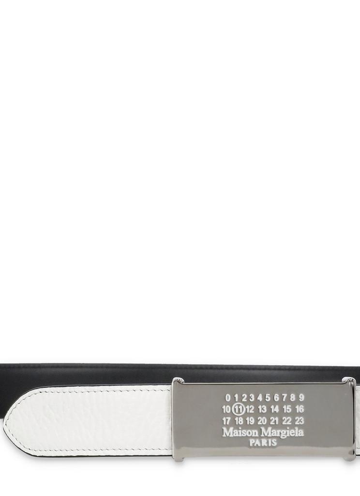 商品MAISON MARGIELA|Maison Margiela Pebbled Leather Belt With Logo,价格¥2882,第5张图片详细描述