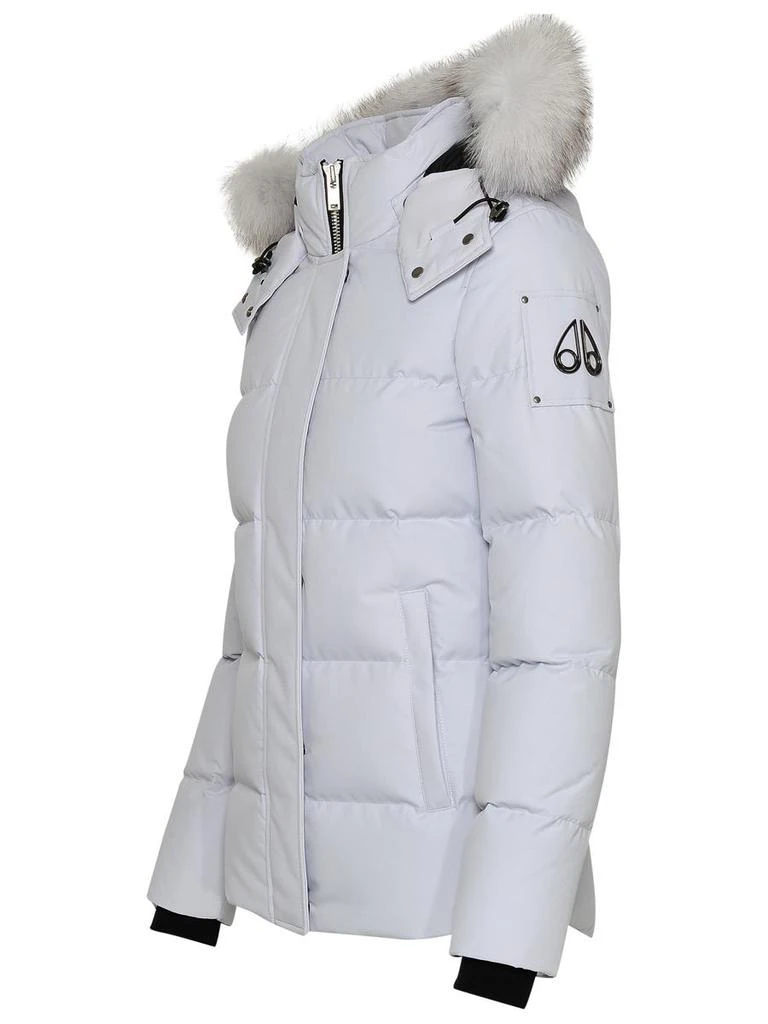 商品Moose Knuckles|WHITE NYLON 3Q  DOWN JACKET,价格¥4994,第2张图片详细描述