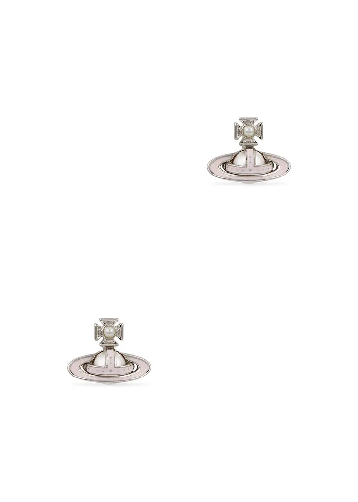 商品Vivienne Westwood|Simonetta Bas Relief silver-tone orb earrings,价格¥1268,第1张图片