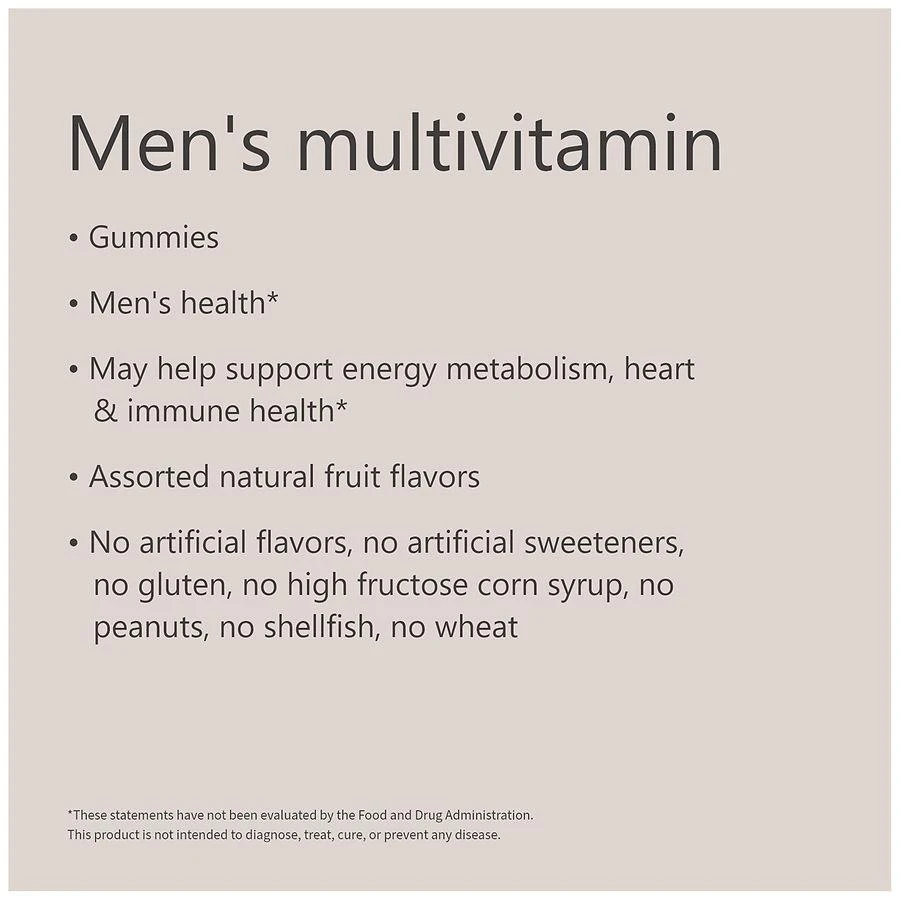 Men's Multivitamin Gummies (35 days) Assorted Natural Fruit 商品