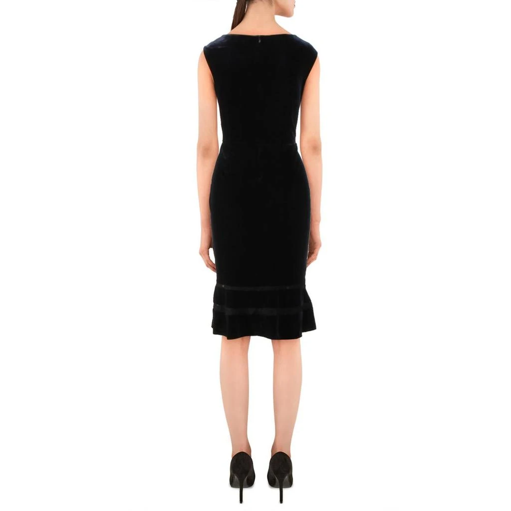 商品Ralph Lauren|Lauren Ralph Lauren Womens Beekman Velvet V-Neck Cocktail Dress,价格¥213,第2张图片详细描述