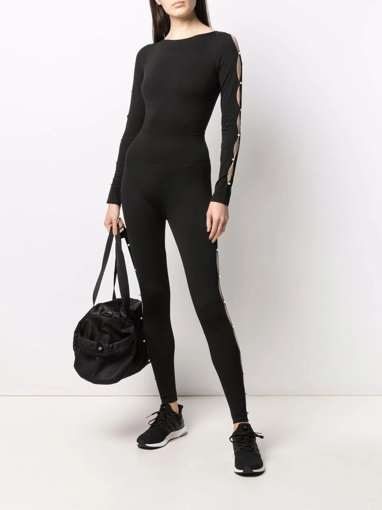 商品Wolford|WOLFORD - Linda String Long Sleeve Body,价格¥2483,第4张图片详细描述