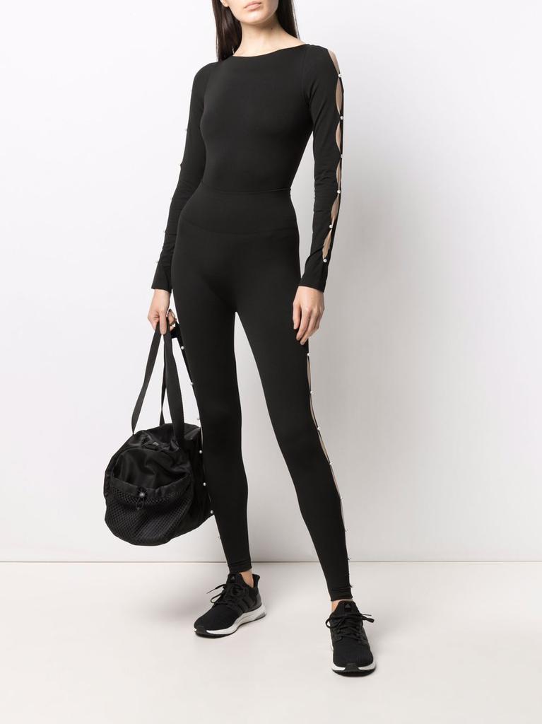 商品Wolford|WOLFORD - Linda String Long Sleeve Body,价格¥2248,第6张图片详细描述