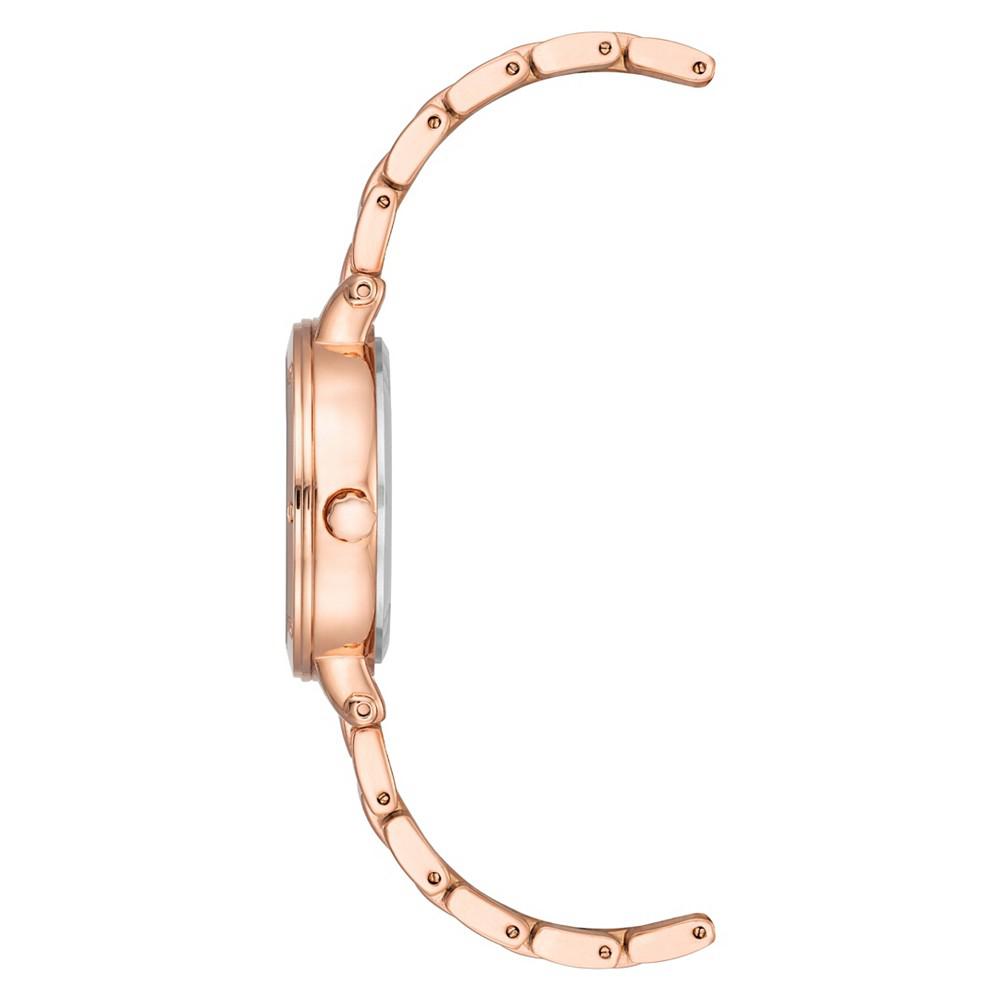 Women's Roman Numeral Rose Gold-tone Base Metal Watch, 30mm商品第2张图片规格展示