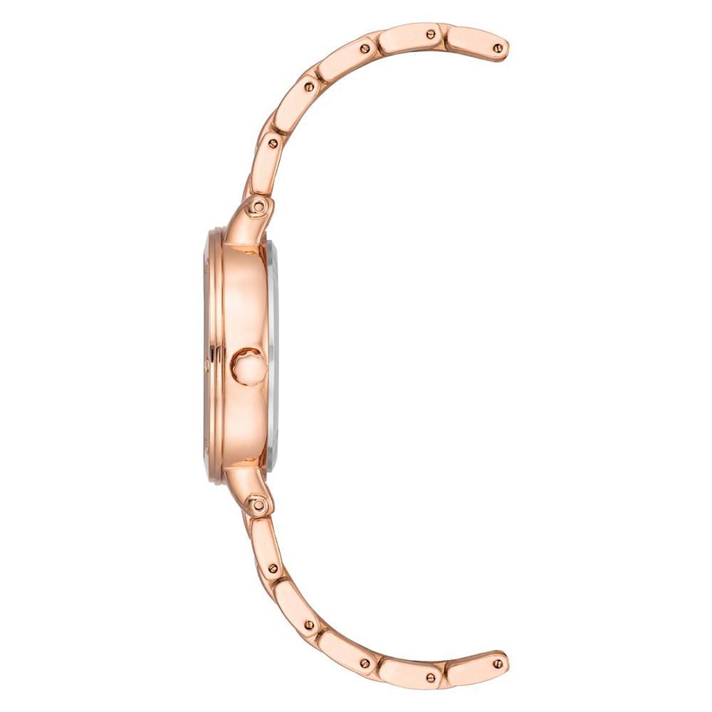 商品Anne Klein|Women's Roman Numeral Rose Gold-tone Base Metal Watch, 30mm,价格¥564,第4张图片详细描述