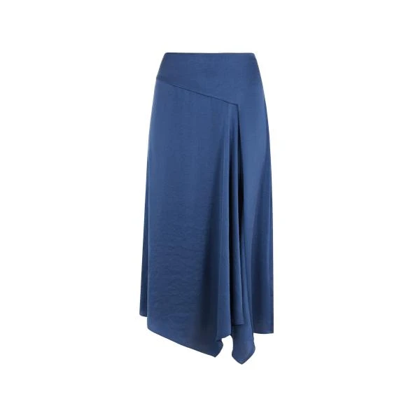 商品Theory|Asymmetric draped satin skirt,价格¥2373,第1张图片