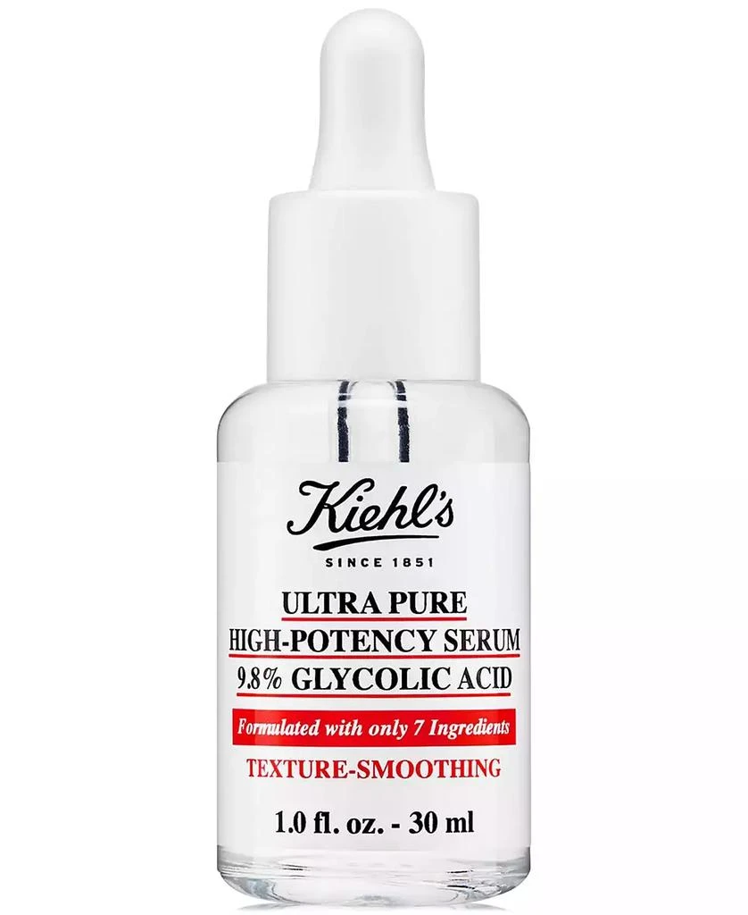 商品Kiehl's|Ultra Pure High-Potency 9.8% Glycolic Acid Serum, 1 oz.,价格¥262,第1张图片