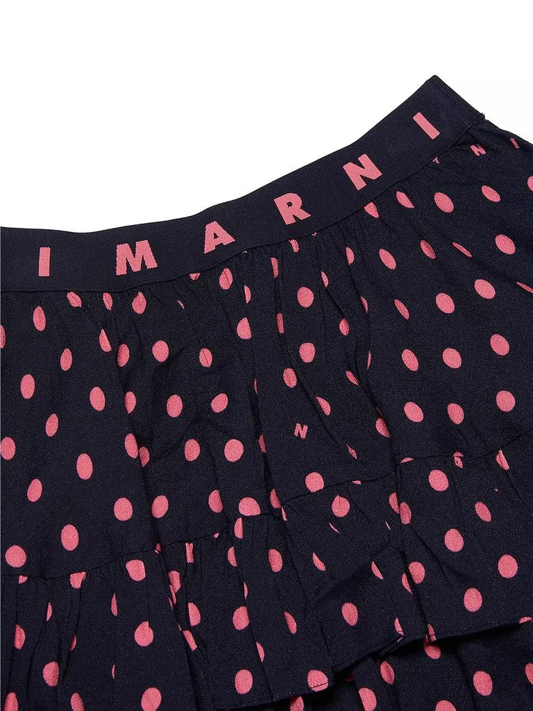 商品Marni|Little Girl's & Girl's Polka Dot Ruffle Skirt,价格¥565,第5张图片详细描述