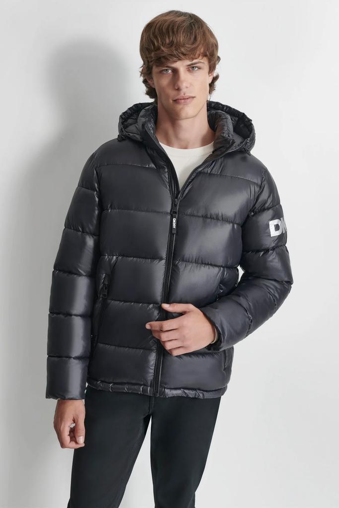 ジャケット・アウター 00s y2k DKNY Real Fur Mouton Jacket DKNY Men's Shearling Bomber Jacket with Faux Fur Collar
