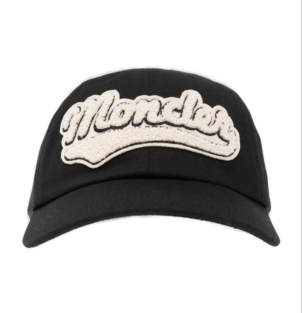 商品Moncler|Moncler Logo Flocked Baseball Cap,价格¥1462,第1张图片