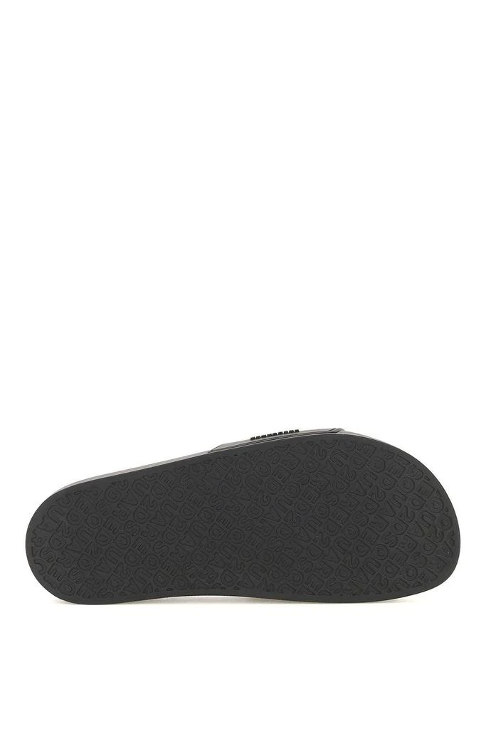 商品DSQUARED2|'ICON' RUBBER SLIDES,价格¥743,第5张图片详细描述