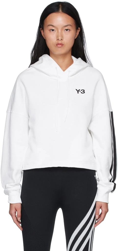 商品Y-3|White Cotton Hoodie,价格¥527,第1张图片