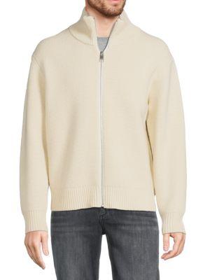 Wool Blend Full Zip Sweater商品第1张图片规格展示