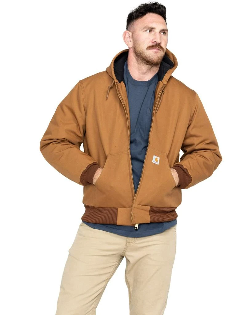 商品Carhartt|Carhartt Men's Loose Fit Firm Duck Insulated Flannel-Lined Active Jacket,价格¥798,第1张图片详细描述