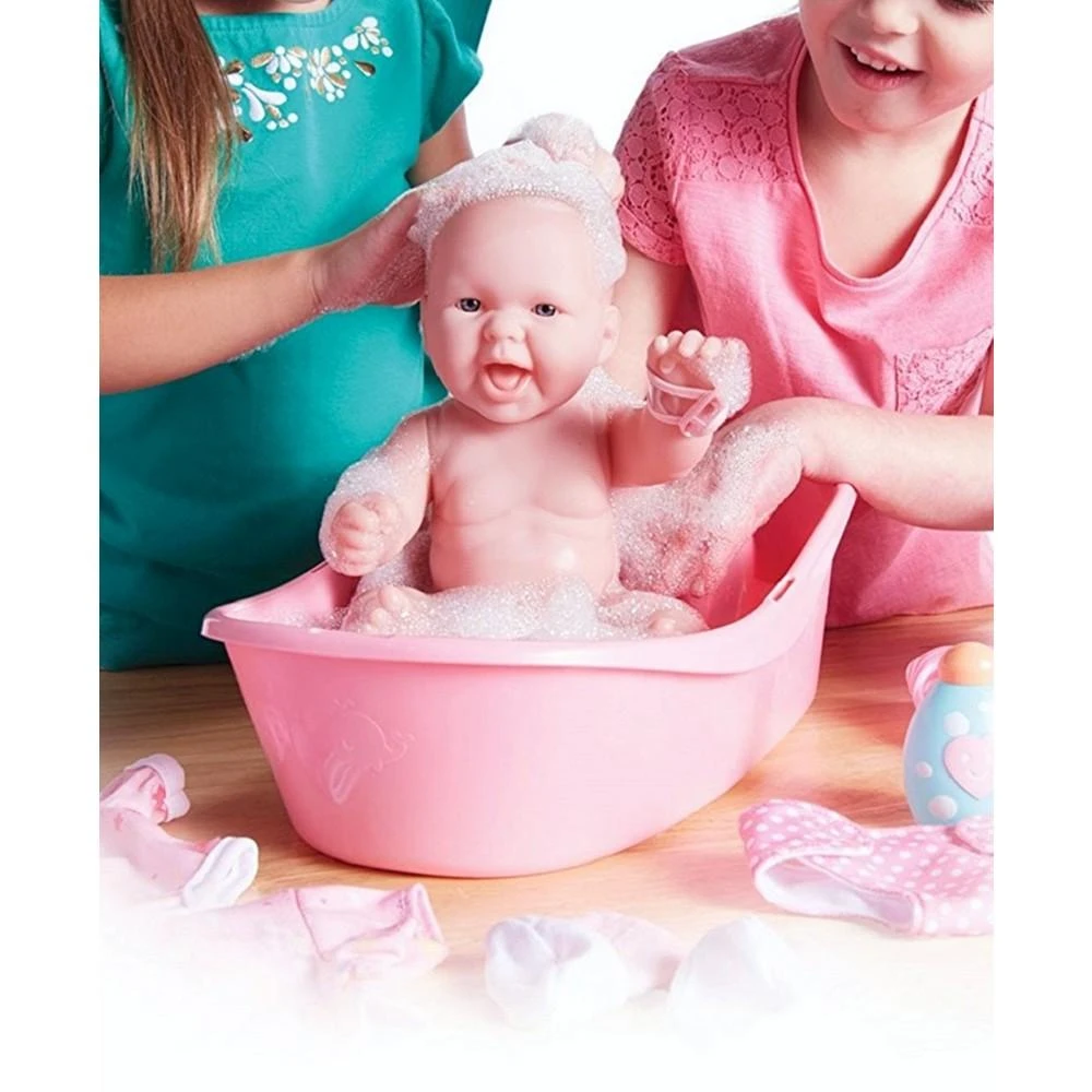 商品JC TOYS|La Newborn 12" Baby Doll 10 Pcs Bathtub Gift Set,价格¥224,第4张图片详细描述