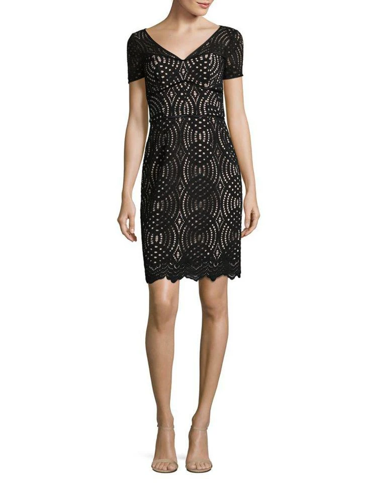 商品Nue By Shani|Geometric Lace Sheath Dress,价格¥2933,第2张图片详细描述