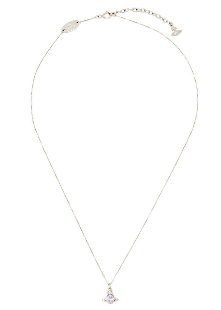 商品Vivienne Westwood|Leonor crystal-embellished orb necklace,价格¥1280,第1张图片