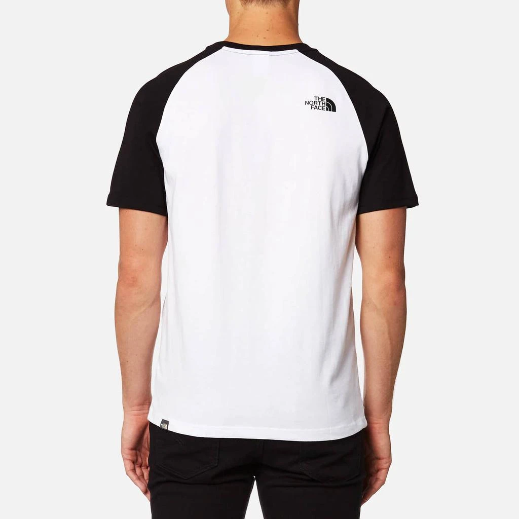 商品The North Face|The North Face Men's Raglan Easy Short Sleeve T-Shirt - TNF White/TNF Black,价格¥198,第2张图片详细描述