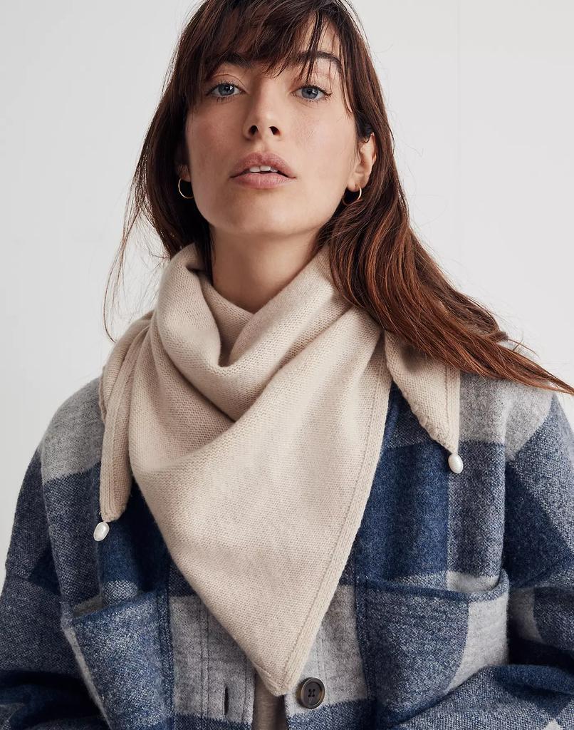 商品Madewell|Madewell x Donni Pearl (Re)sourced Cashmere-Merino Bandana,价格¥495,第5张图片详细描述