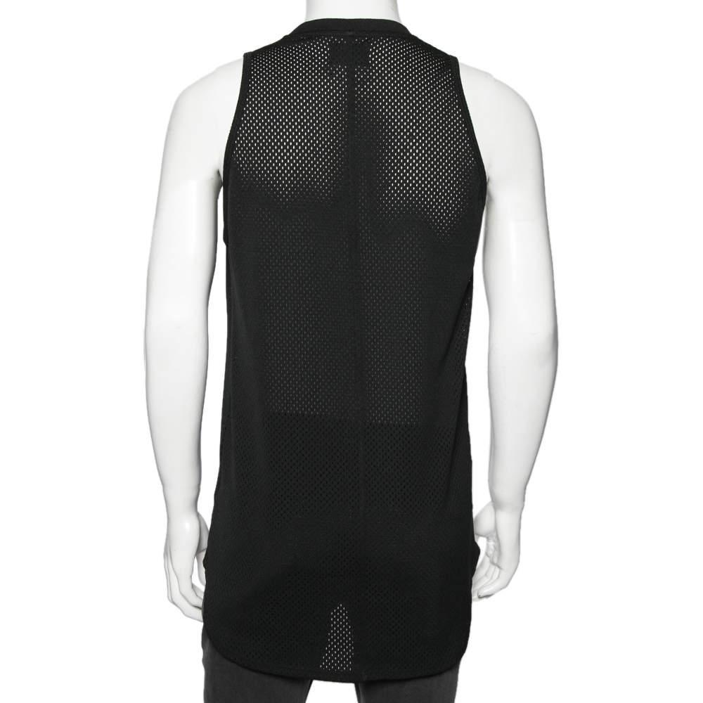 商品[二手商品] Fear of god|Fear of God Black Perforated Knit Sleeveless T-Shirt S,价格¥1857,第5张图片详细描述