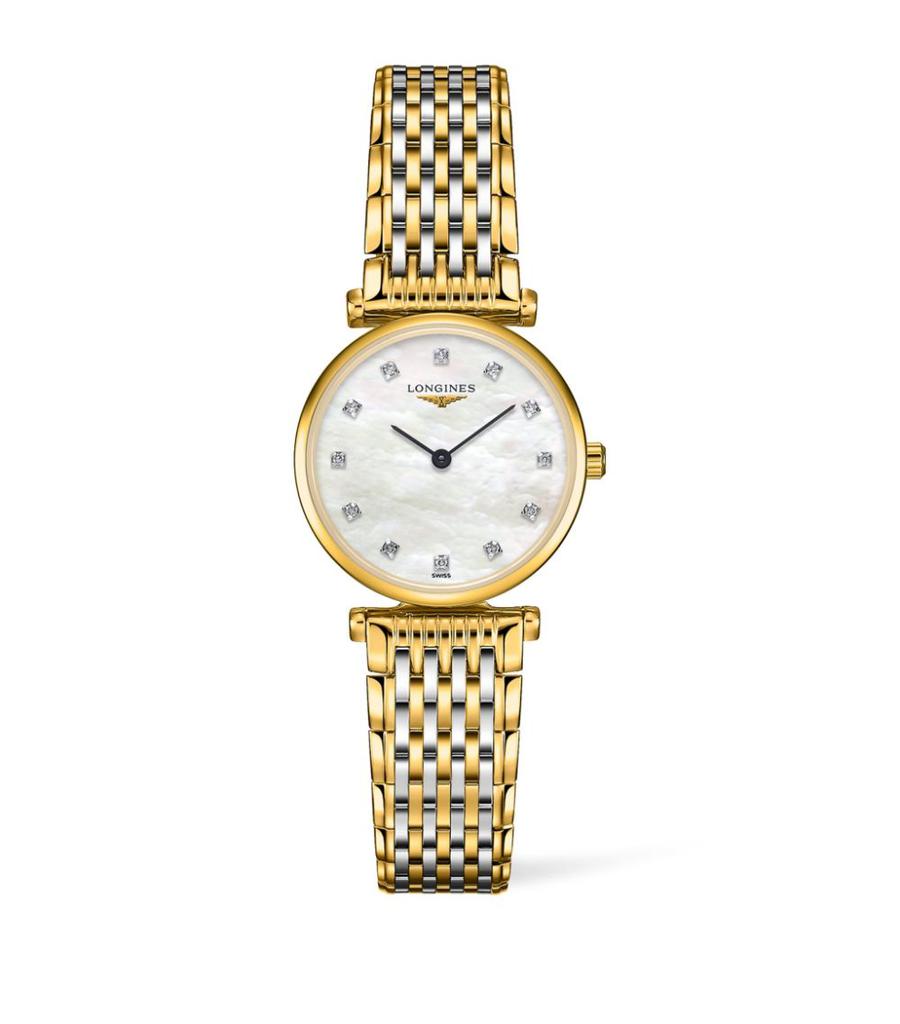Stainless Steel and Diamond La Grande Classique de Longines Watch 24mm商品第1张图片规格展示