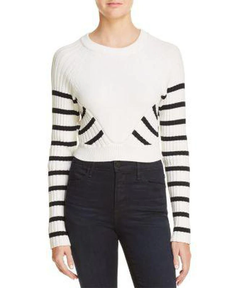 商品Alexander Wang|Striped Crop Sweater,价格¥1224,第1张图片
