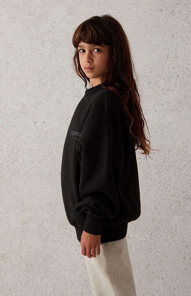 商品Essentials|Black Crew Neck Sweatshirt,价格¥187,第5张图片详细描述