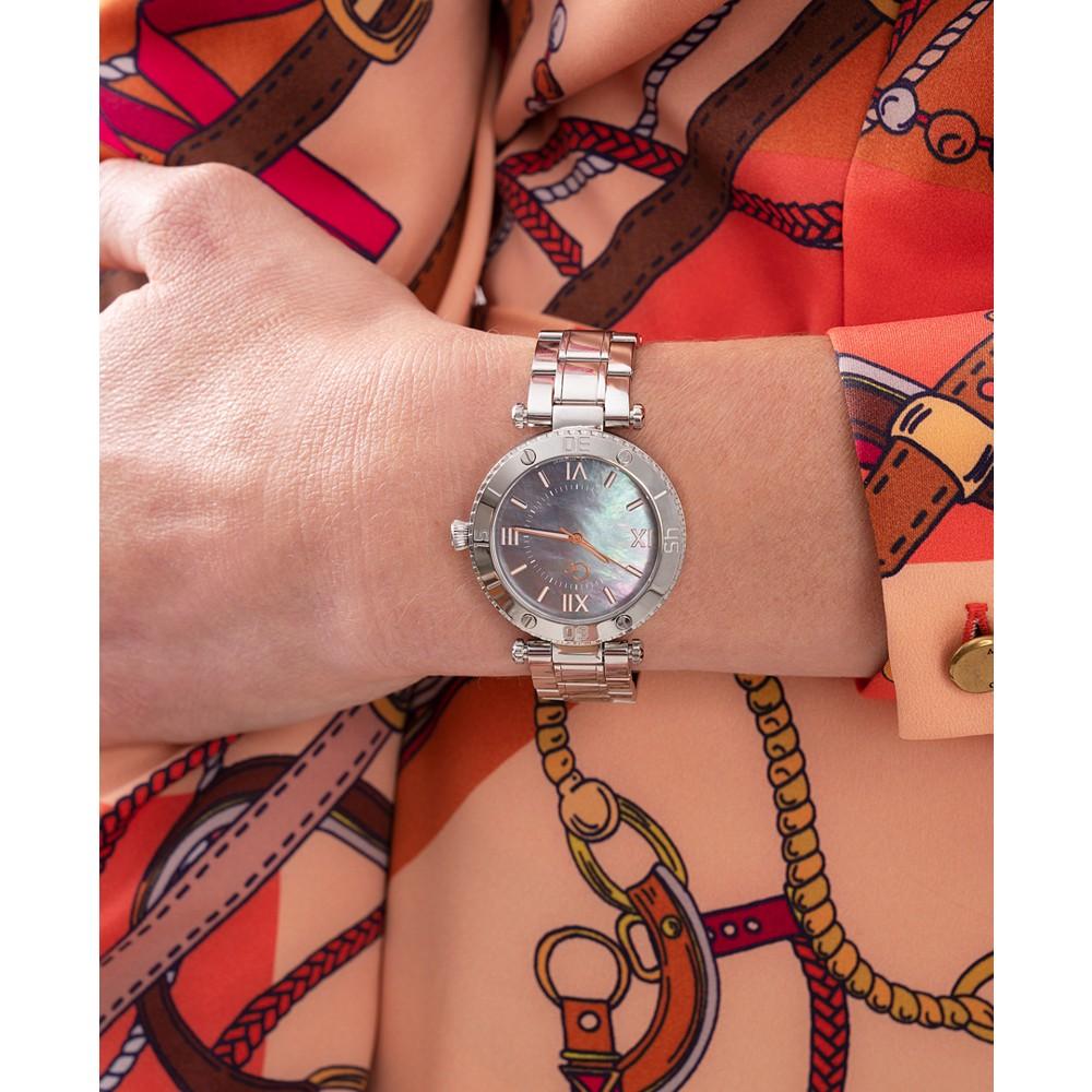 Gc Muse Women's Swiss Silver-Tone Stainless Steel Bracelet Watch 34mm商品第7张图片规格展示