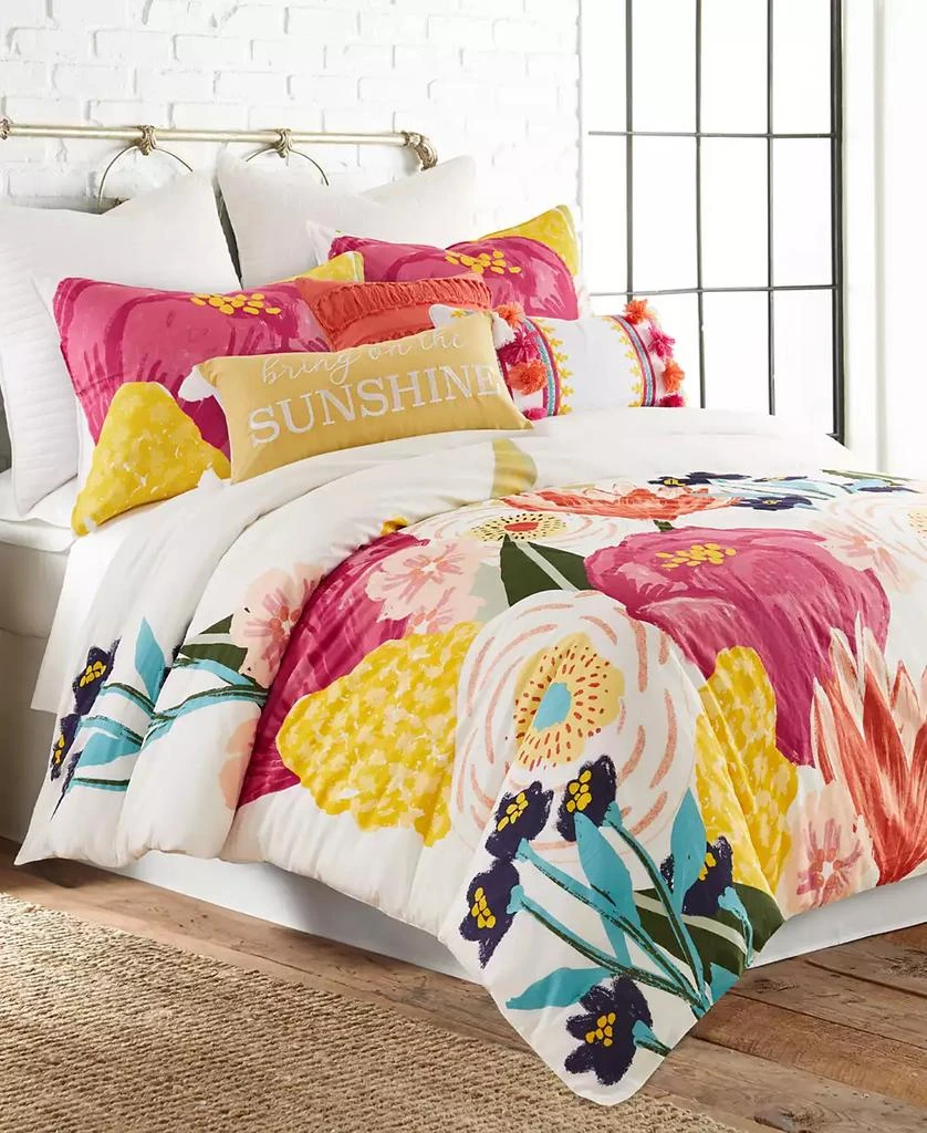 商品Levtex|Grandiflora Reversible 3-Pc. Comforter Set,价格¥1747,第2张图片详细描述
