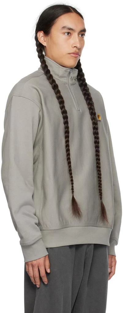 商品Carhartt WIP|Gray American Script Sweater,价格¥1253,第2张图片详细描述