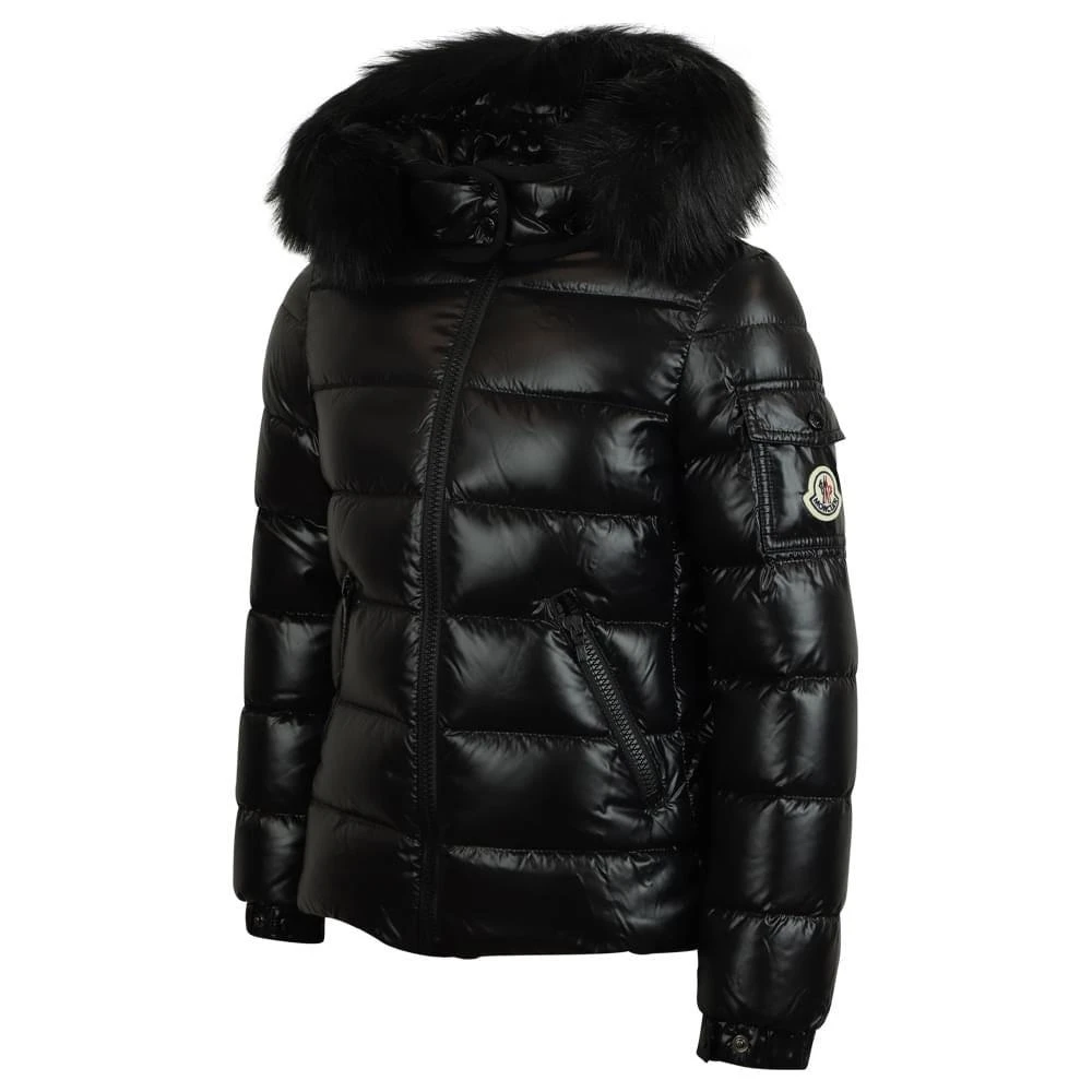 商品Moncler|Girls Black Bady Down Padded Faux Fur Jacket,价格¥4967,第2张图片详细描述