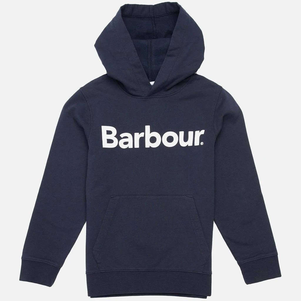 商品Barbour|Barbour Boys' Essential Logo Hoodie - Navy,价格¥224,第5张图片详细描述