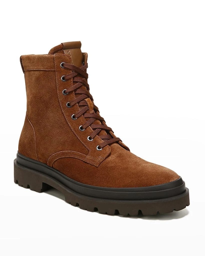 商品Vince|Men's Raider Leather Zip Combat Boots,价格¥1093,第3张图片详细描述